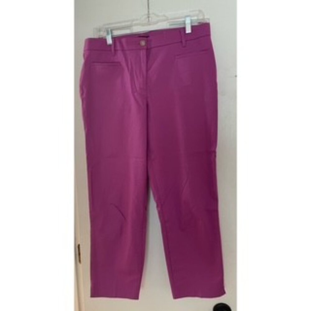 Ann Taylor purple cotton chino size 8